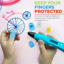 3D Pen Filament with Silicon Design Mat and Compatible Stencils Book with 11 Templates - 1.75mm PLA Plastic Refills - 360 Feet of Assorted Filament for 3D Drawing and Doodling